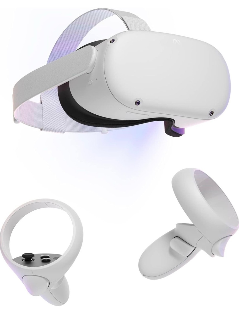 Standalone Wireless VR Headset with Dual Controllers - White